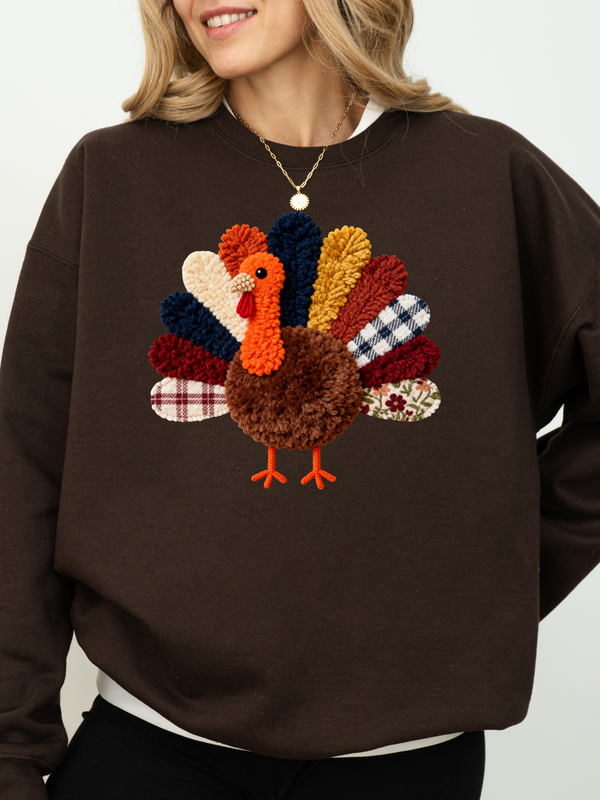 Faux Yarn Turkey