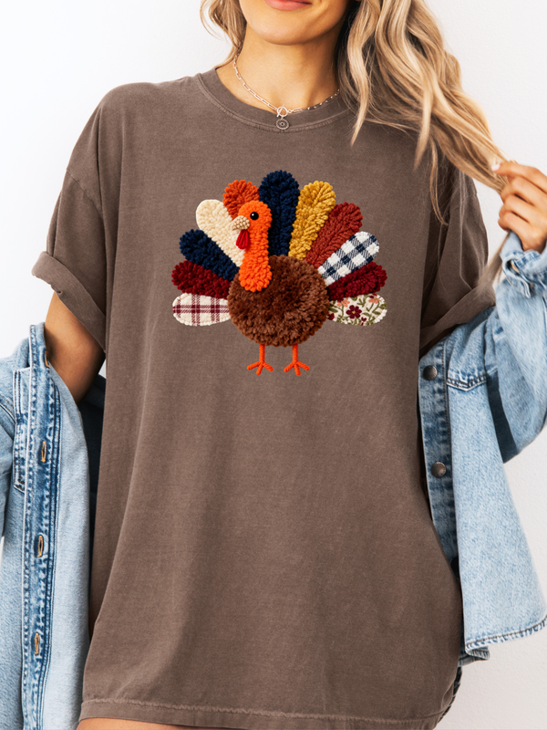 Faux Yarn Turkey