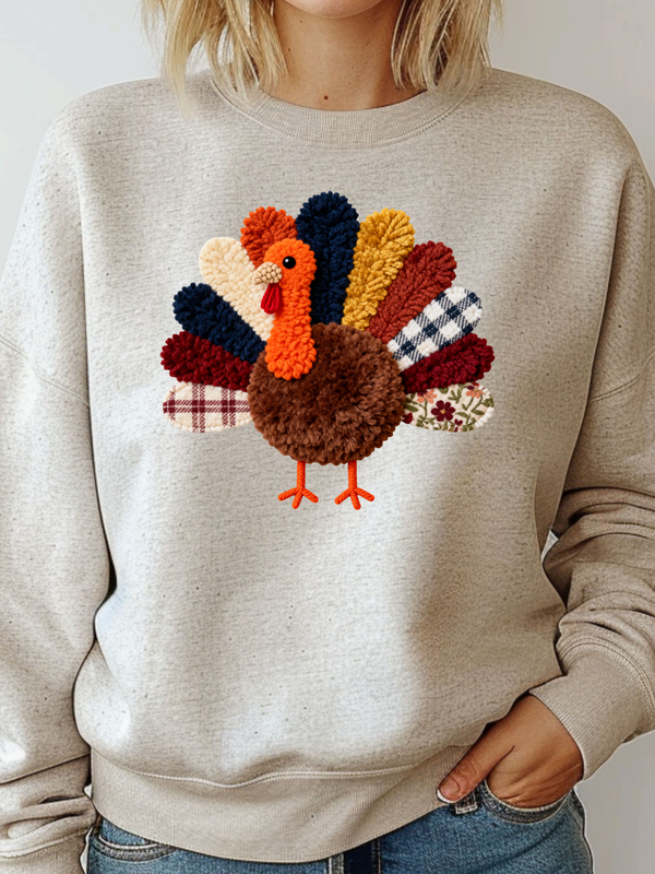 Faux Yarn Turkey