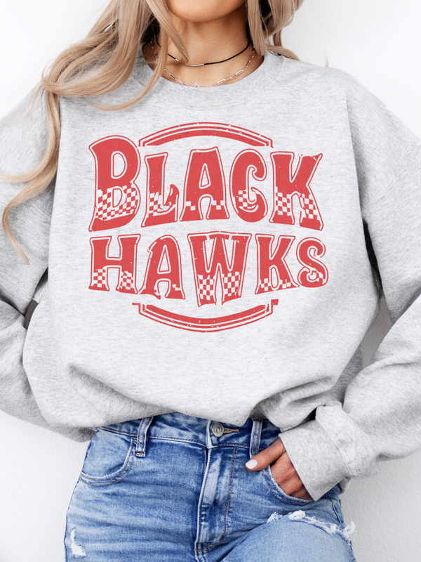 Retro Checkered Blackhawks