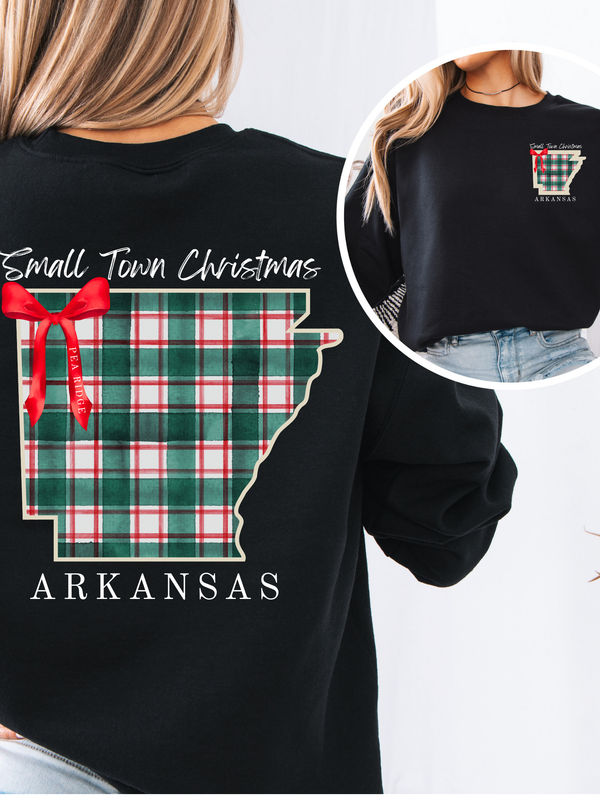 Small Town Christmas Crewneck Sweatshirt
