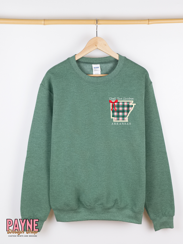 Small Town Christmas Crewneck Sweatshirt