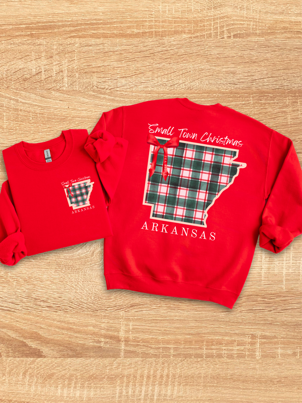 Small Town Christmas Crewneck Sweatshirt