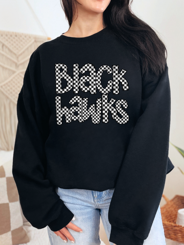 Checkered Blackhawk Sweatshirt