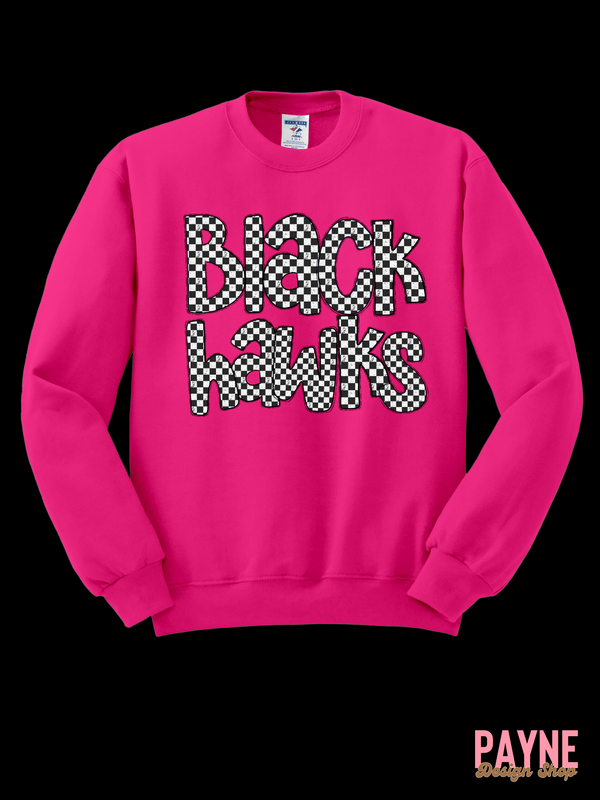 Checkered Blackhawk Sweatshirt