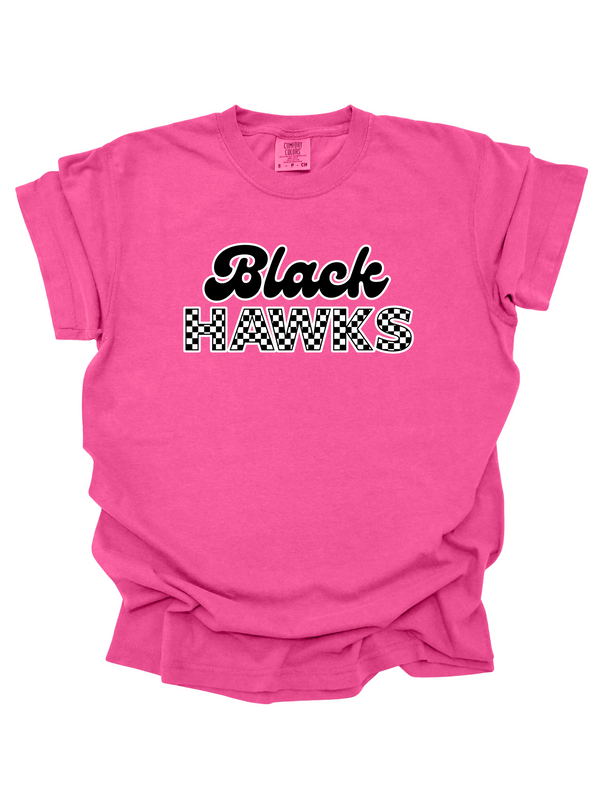 Checkered Blackhawks Tshirt