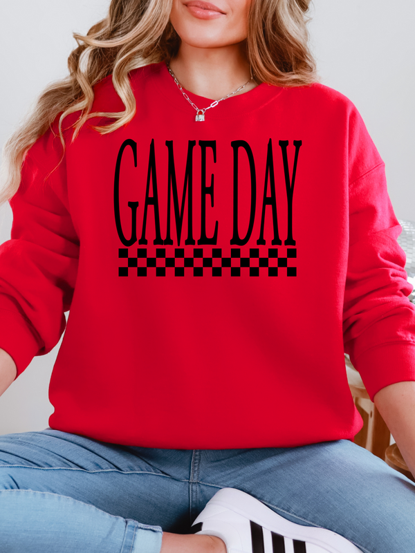 Checkered Game Day Sweatshirt