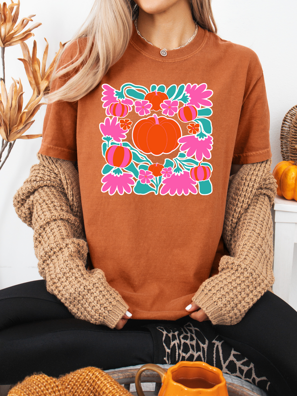 Floral Pumpkin